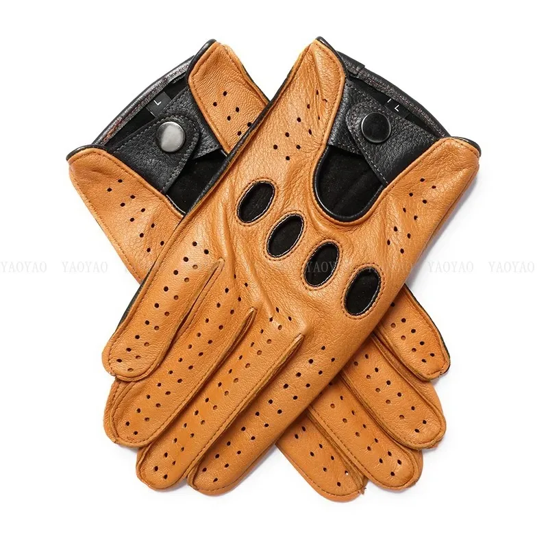 Мужские перчатки из натуральной кожи