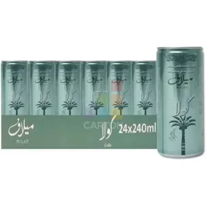 Milaf Cola 240mlx24 Fruity Flavored Soda in 24x240ml Cans Wholesale Discount Price