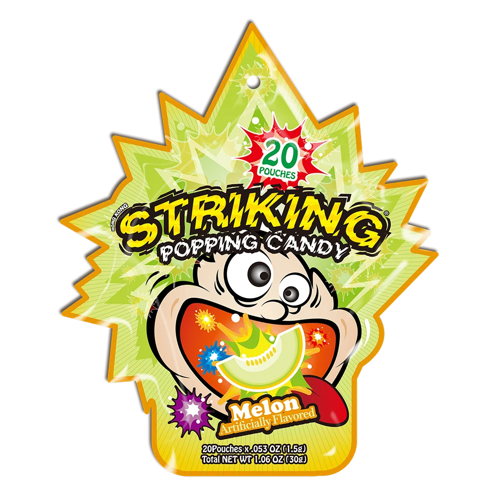 Striking Popping Candy Strawberry 30g Soda Drink Flavor Buy Striking
