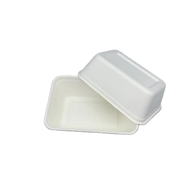 650ml food box compostable disposable biodegradable take-out school breakfast bagasse food container lunch box