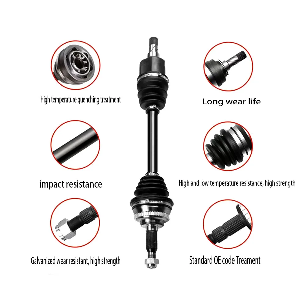イプサ Semieixos CV HALF SHAFT FRONT DRIVE AXLE 44305TBCA51 for Honda