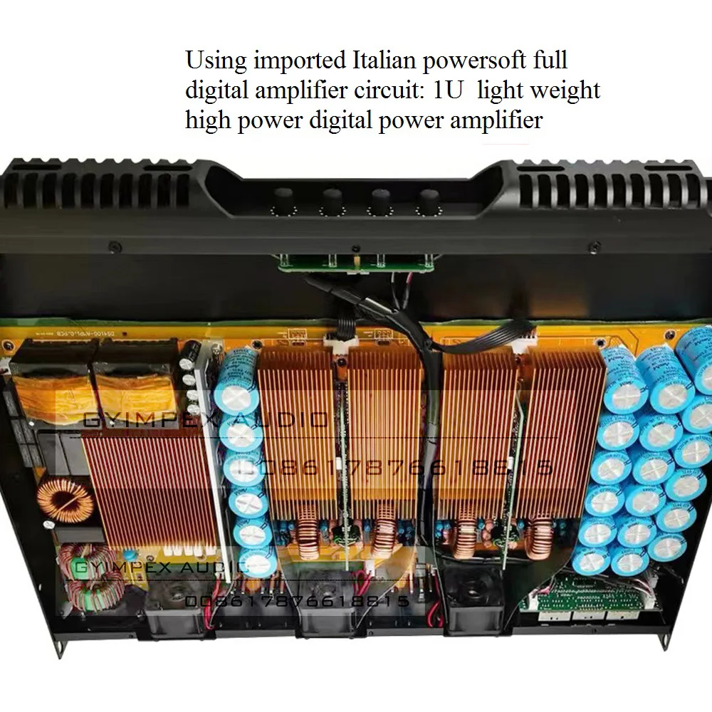 Professional Audio Amplifier K Series 4 Channels Class D Amplifier