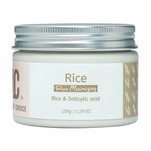 Custom White Clay Pore Tightening Face Mask with Rice Salicylic Acid Gently Exfoliating Clears Clogged Pores Smooth Skin