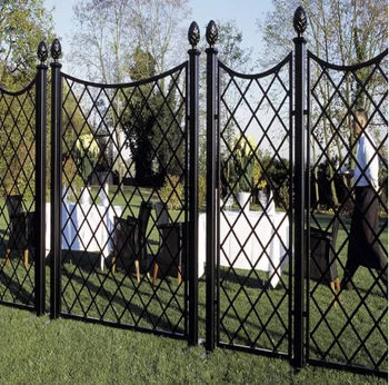 Art metal eco-friendly residential private villa stainless modern design farm  factory attractive metal galvanized fence