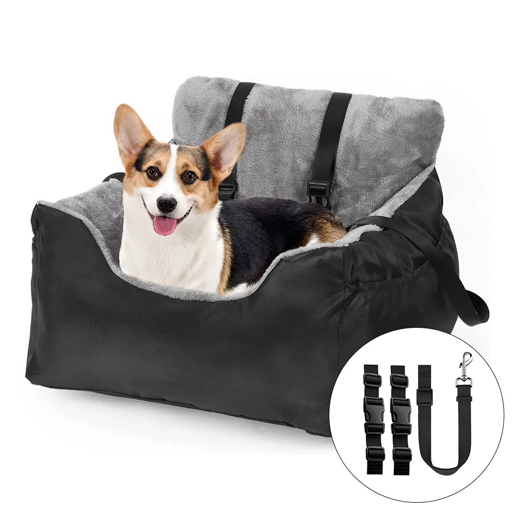 Wholesale washable travel safety luxury portable dog car booster seat bed