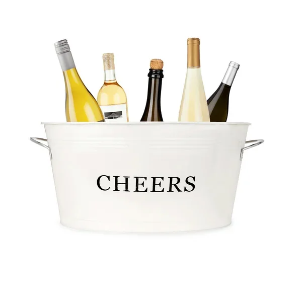 Cheers Text Wine Or Beer Chiller Holder With Customized Color And Sizes