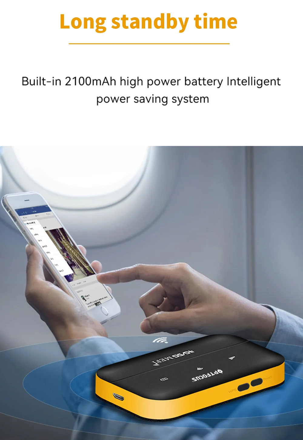 4G/5G Portable Router - Wireless LTE WiFi Modem Pocket Hotspot with ...
