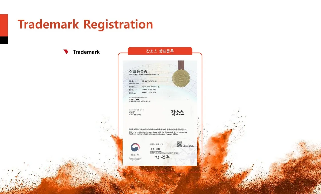 Korean High Quality Cooking Chili Sauce Pouch Package Condiment Chili