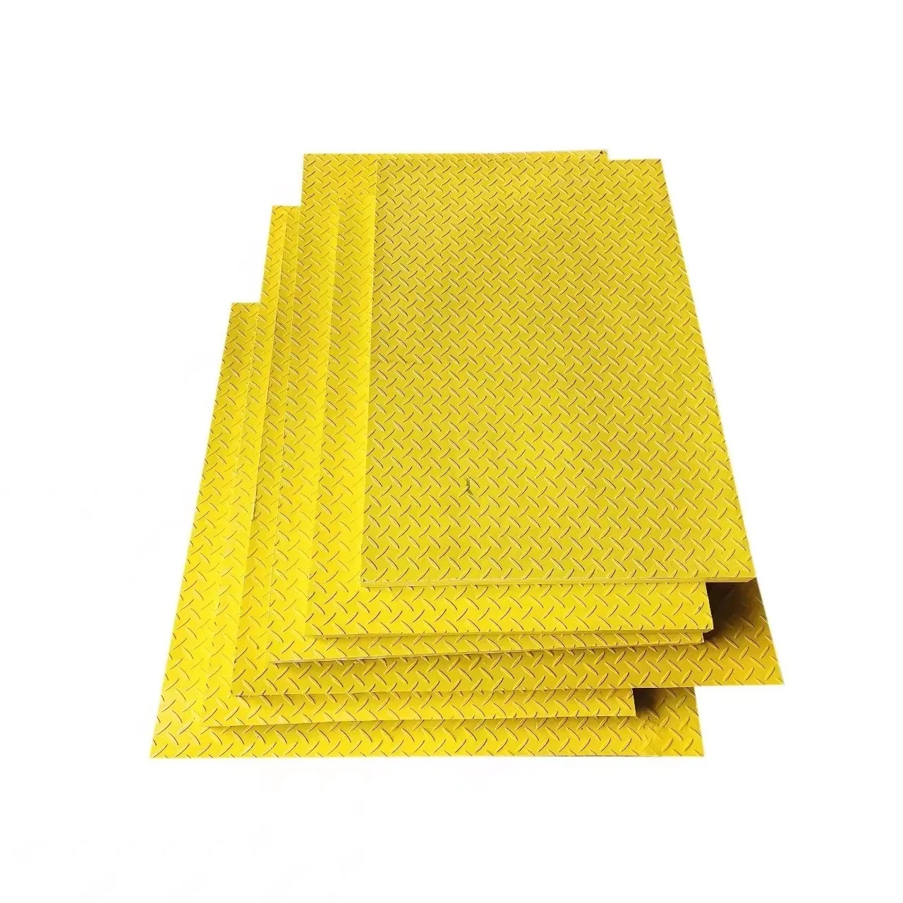 Композитный пластик несплавленный высокопрочный из стекловолокна верхняя наружная пластина 1220x3660x30 мм с покрытием ФРП-решетка