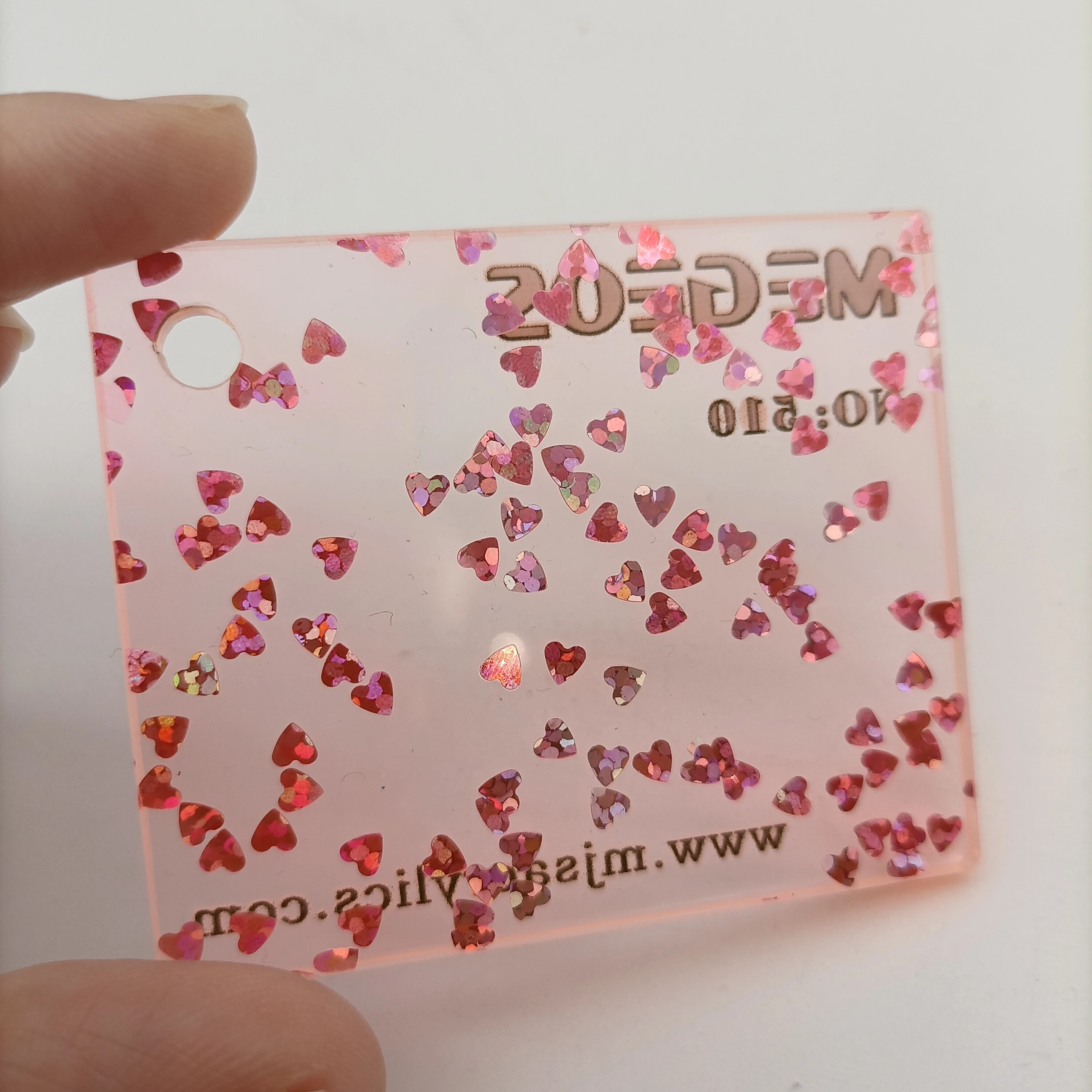 Buy Wholesale China Kingsign® Wholesale Price 3mm Thickness High Glossy  Pink Glitter Plastic Acrylic Sheet & Acrylic Sheet Glitter at USD 12