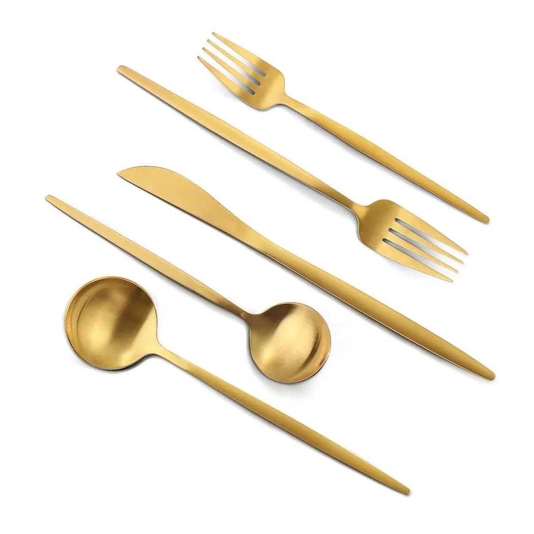 Golden Sugar Spooks And Spoons Sets For Luxury Parties And Wedding