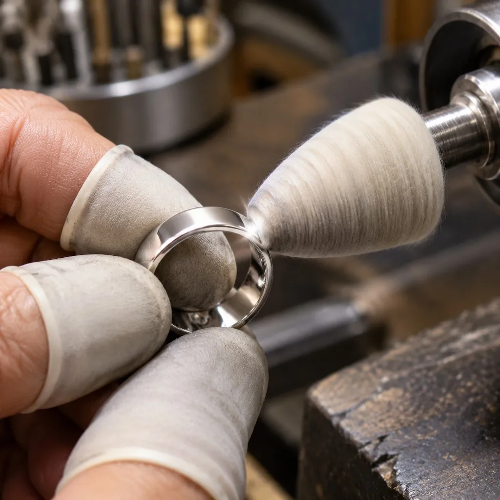 Wool Felt Polishing Bobs Inside Ring Jewelry Polishing