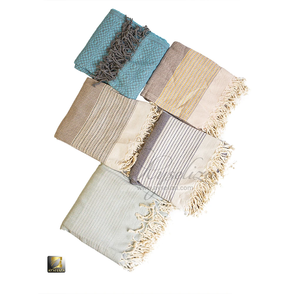 Hammam Peshtemal Turkish Towels Fast Dryng Sandfree Beach Towel 100 Organic Cotton Custom