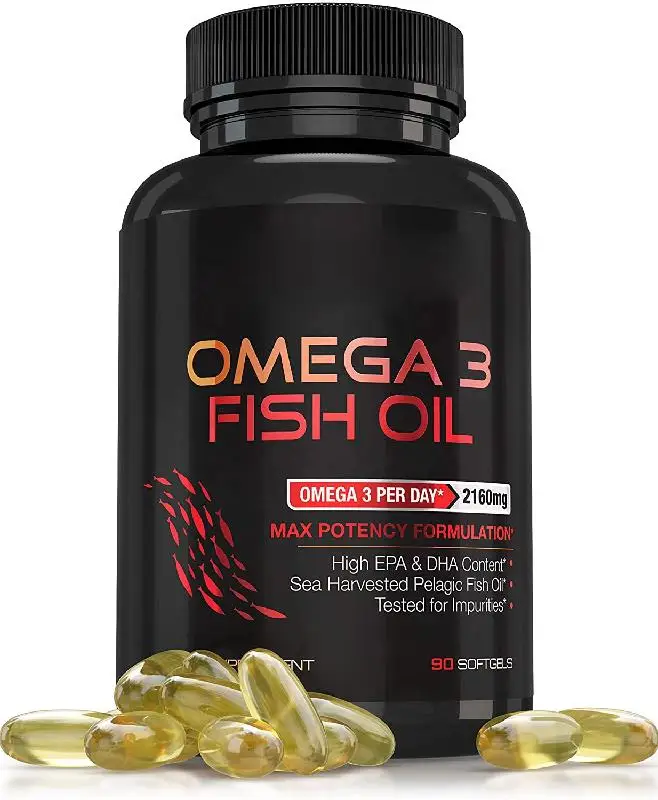 Private Label Bulk Vegan Halal EPA DHA Algae Deep Sea Fish Oil Omega 3 6 9 1000Mg Softgel Capsules