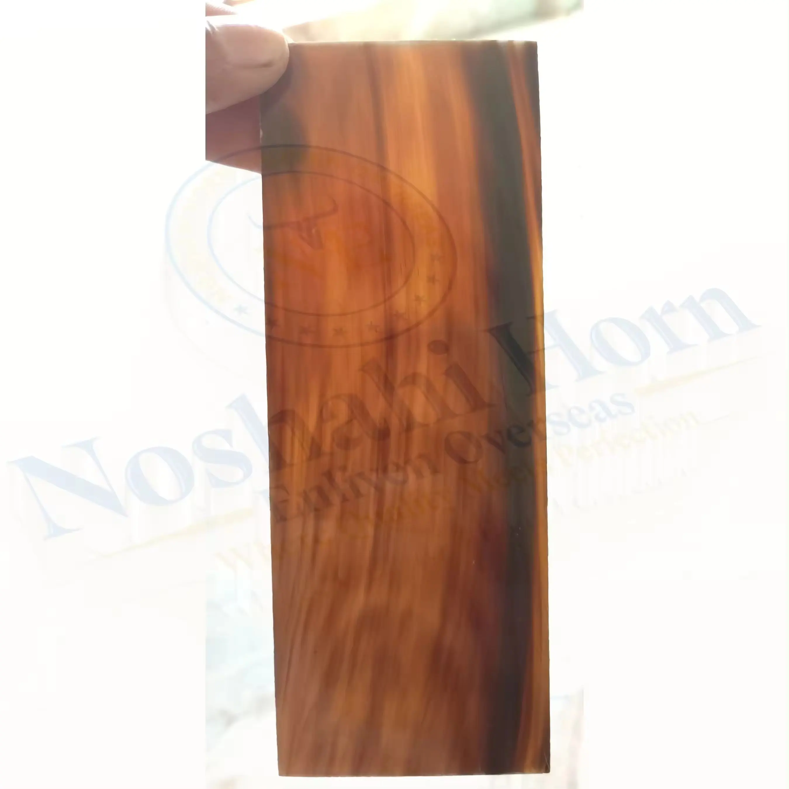 Light Brown Blank Buffalo Horn Plates Natural Cow Horn Scales for Spectacle Frames & Knife Handles