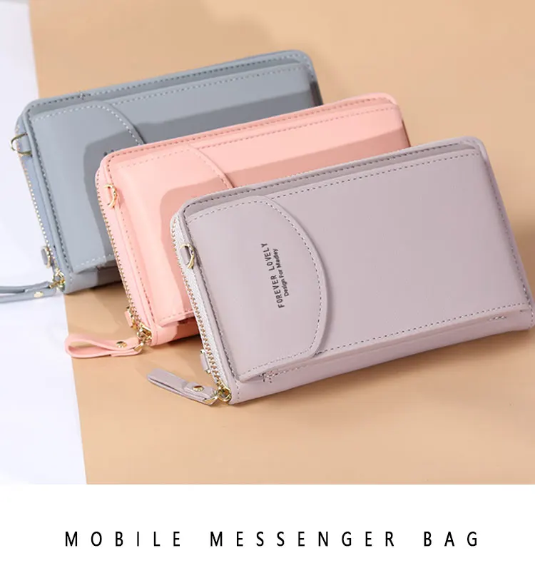 U+U Women's Crossbody Bag - PU Leather Small Shoulder Bag With Removable Chain, Credit Card Slots & Phone Pocket - View #4