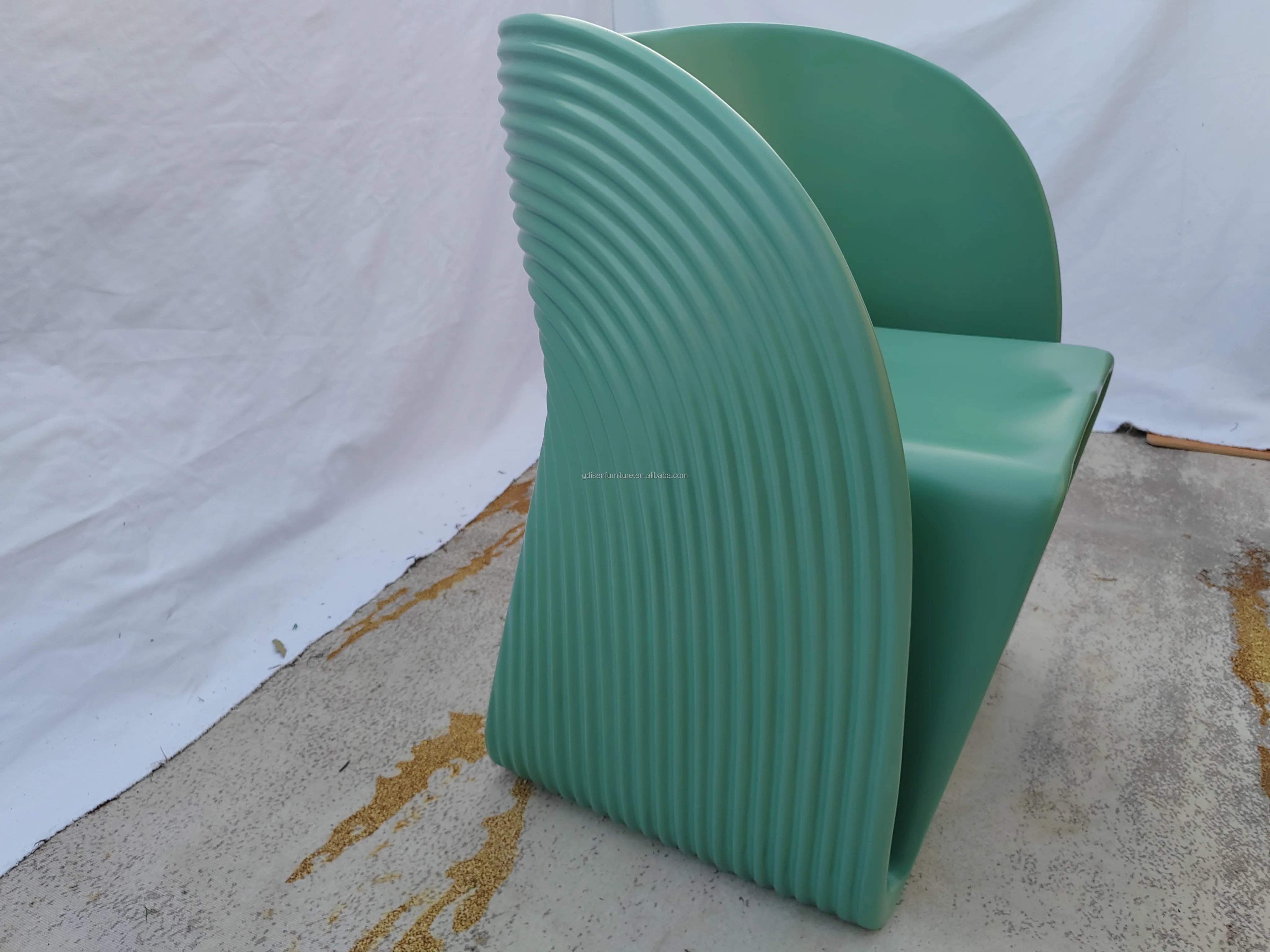 Home Furniture Outdoor Dining Chair Fibreglass Raviolo Chair Uv