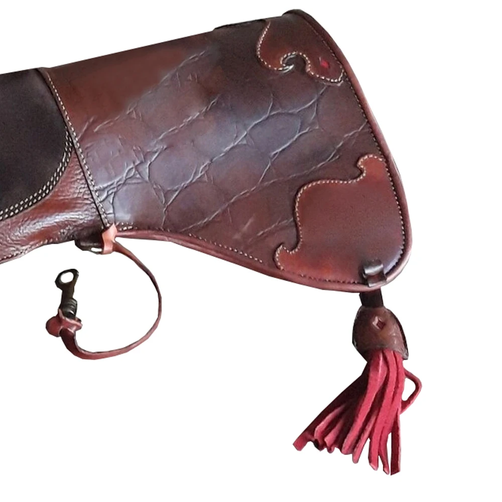 Top Trending Product Customize Bird-Handling Falconry Gloves Long Cuff Inner Fleece Leather Falconry Gloves