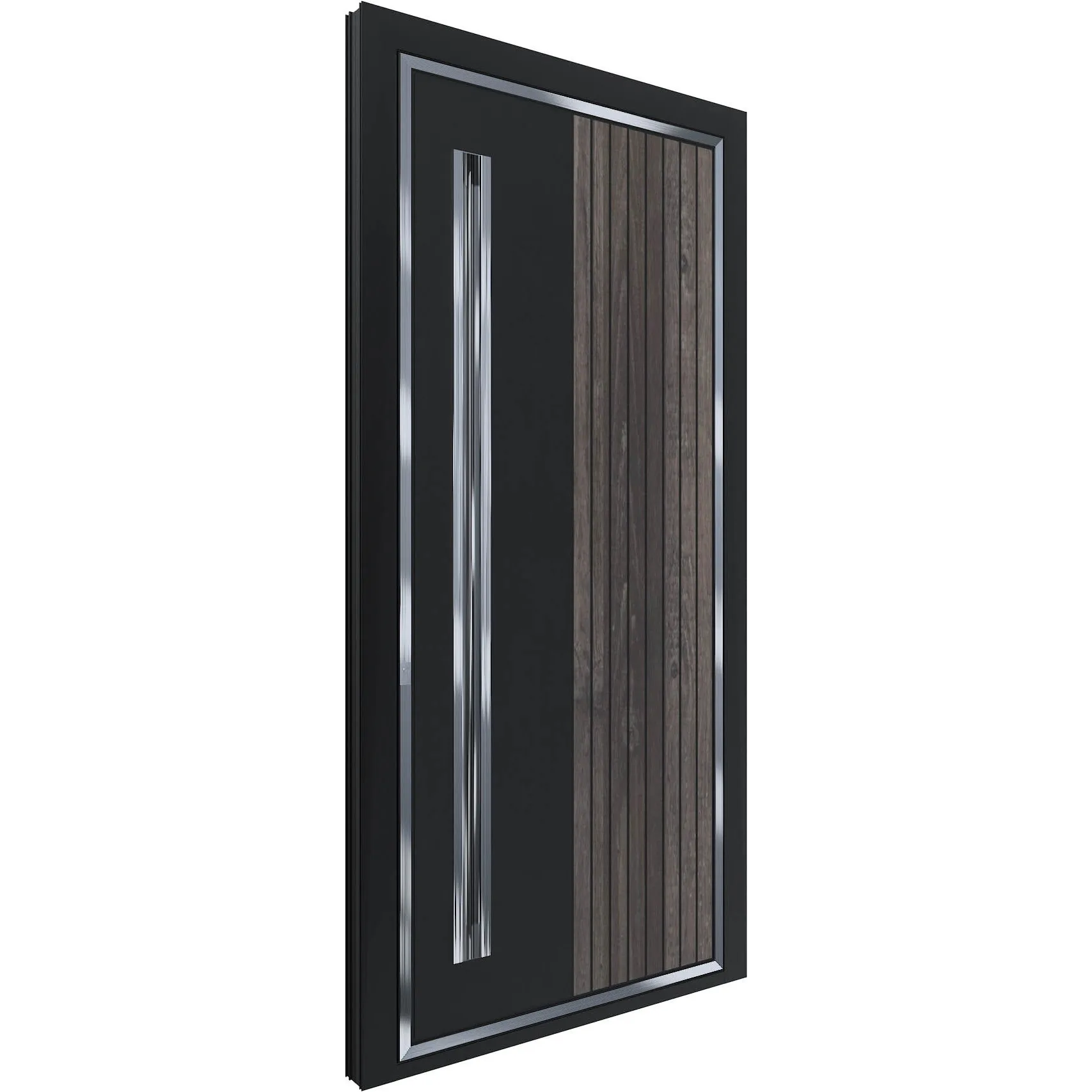 Elegant and Durable Compact-Coated Aluminum Composite Panel Doors Customizable Designs
