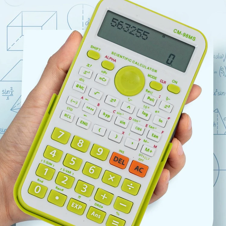 Scientific Function Calculator for Students to Use in Vocational Exams Architecture Statistics Portable Exam Calculator
