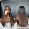 Long wig Brown Tip