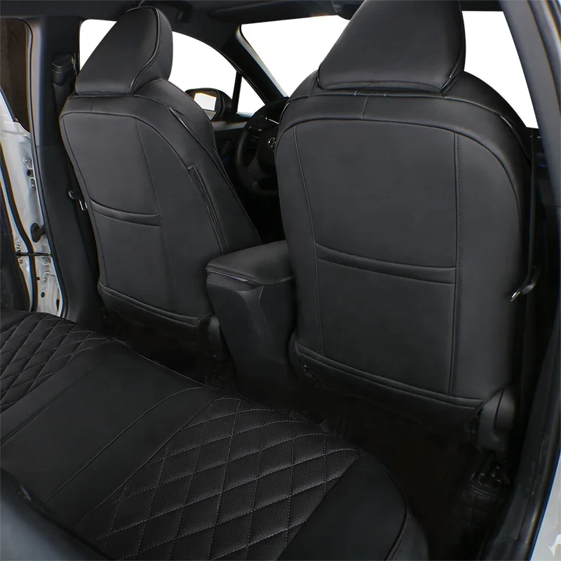 EKR Custom Fit High-end Auto Interior Accessories Easy Install Full Set Leather Car Seat Covers for Chevrolet Malibu 2017 2018
