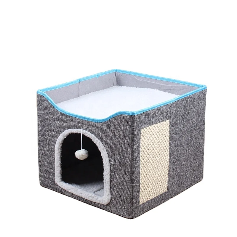 product new arrival eco friendly pet house cat calming pet dog bed-51