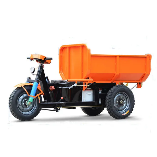 48V Electric Tricycle  Earth Moving Truck   Brick Transport Truck