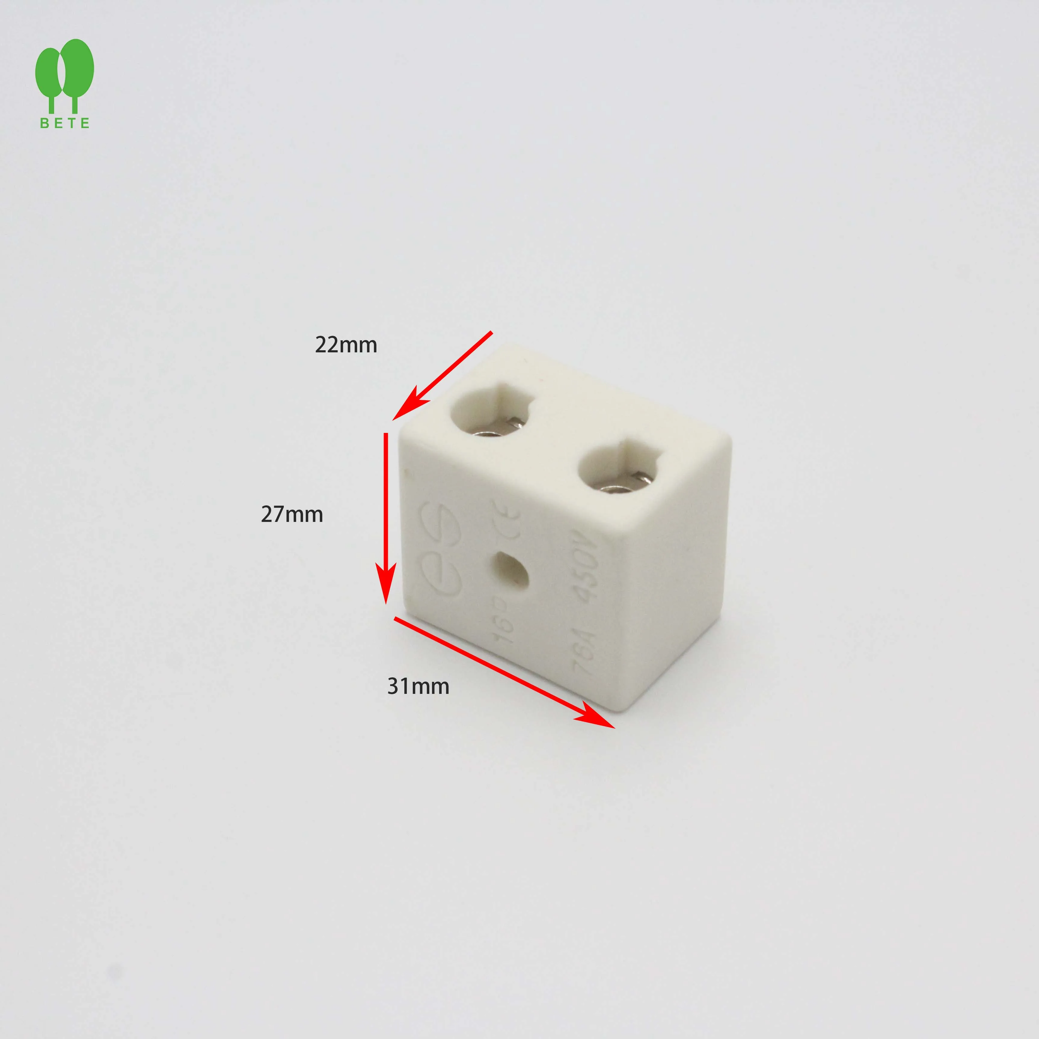 Terminal Connectors Ceramic Terminal Block Electrical Ceramics 2way 60a ...