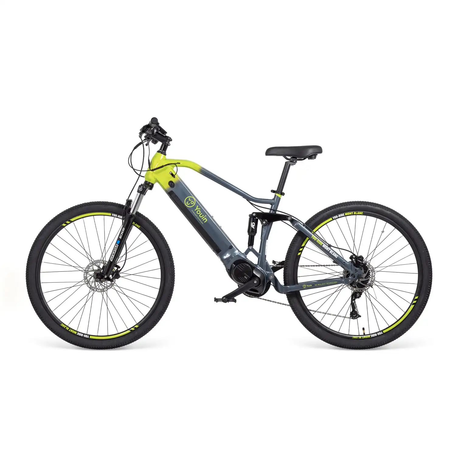 Youin Mont Blanc Electric Bike Off-Road Electric Cycle 5000W Central Motor 12KW Maximum Power 60km Integrated Hidden Aluminum