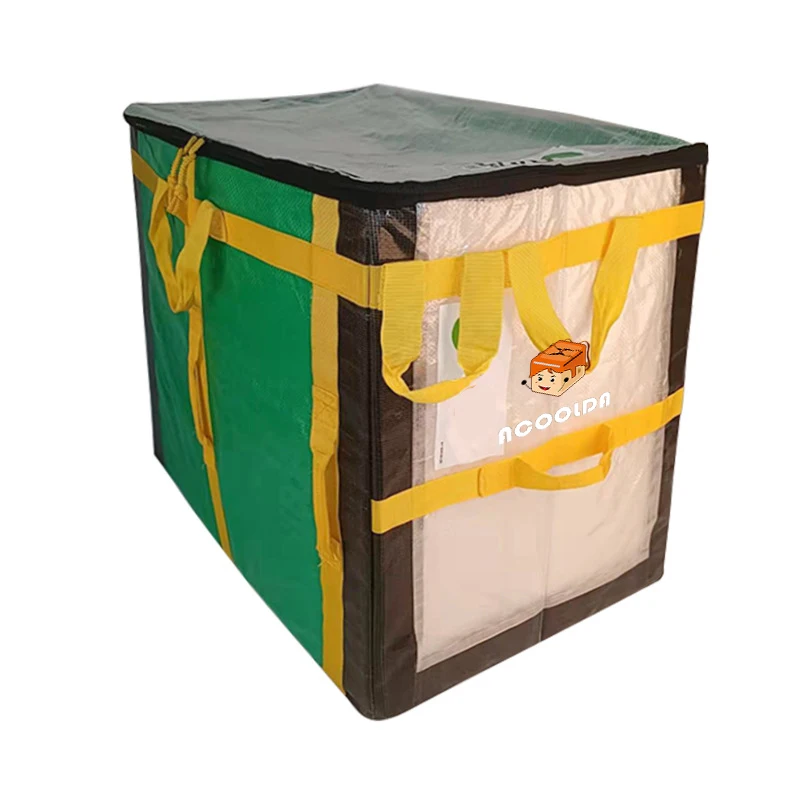 Customized Color Delivery Tote Logistics Foldable Logistics Sorting Bag Courier Bag Courier Style Delivery Tote Bag