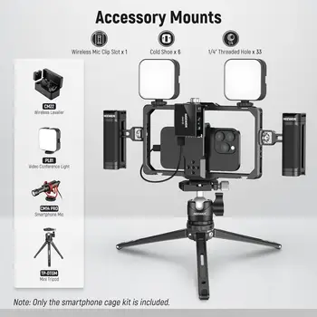 NEEWER PA009 Upgraded Phone Rig Vlogging Kit detail image