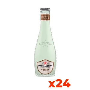 Sanpellegrino Italian Oak Tonic Water Premium Quality 200ml Glass Bottles 24 Bottles Pack for Cocktails at Home