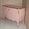 Antique Gold + Pink Painted
