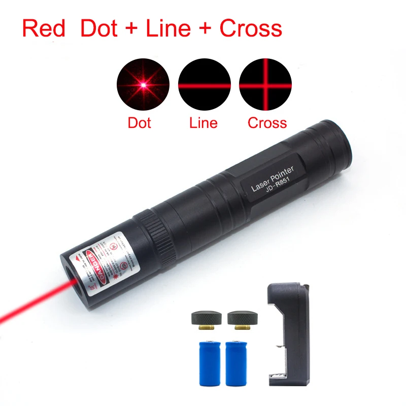 Line Laser Pointer Rechargeable Red Green Laser Pointer for Training Teaching Engineering Level Locator Cross Laser Pointer