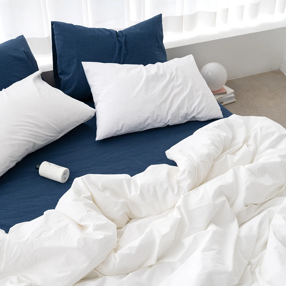 PureCotton 100% хлопковое пододеяльник для био-стирки Премиум Мягкая текстура высокого качества различных цветов сделано в