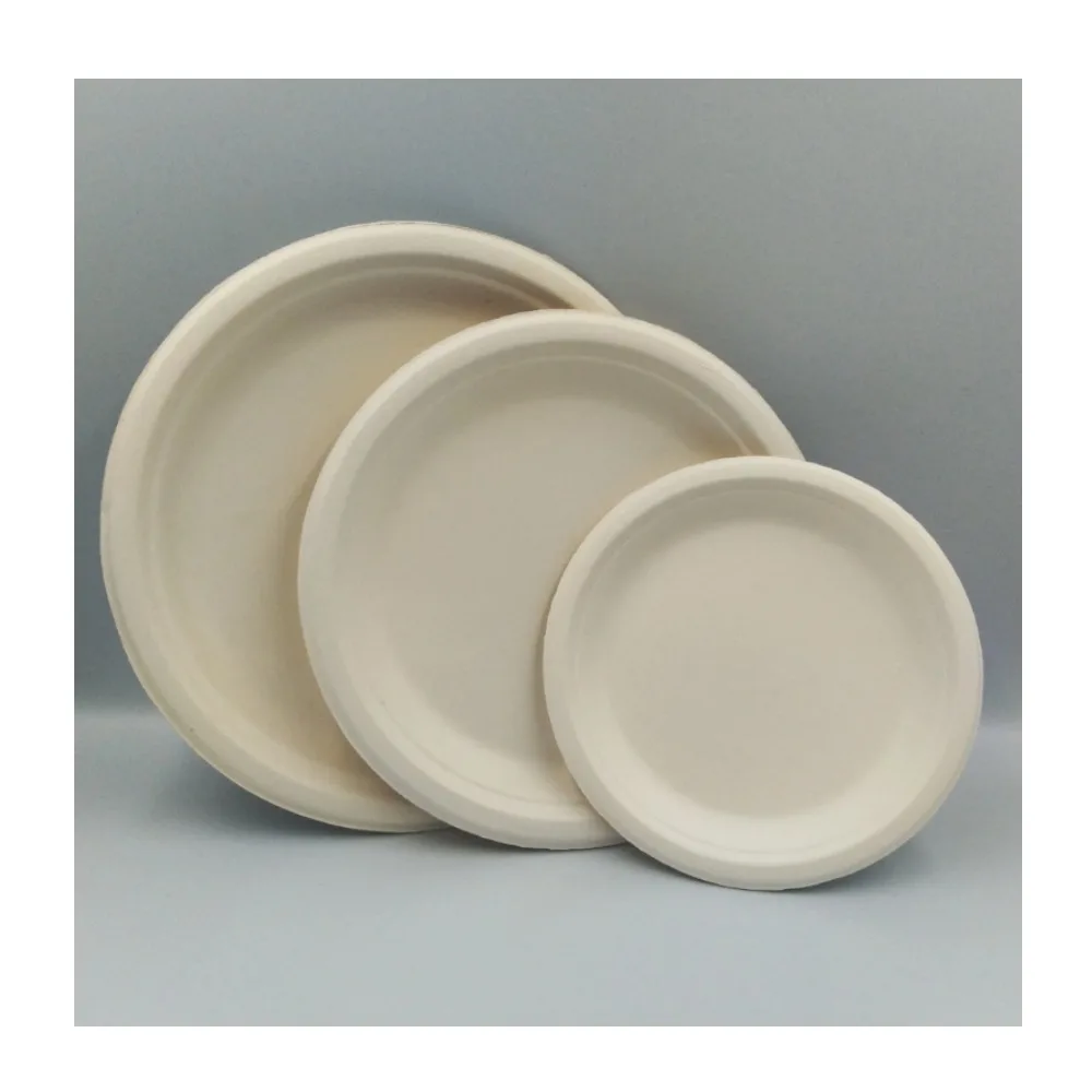 High Quality 180 Ml Bowl Disposable Bagasse Plates 100 Biodegradable