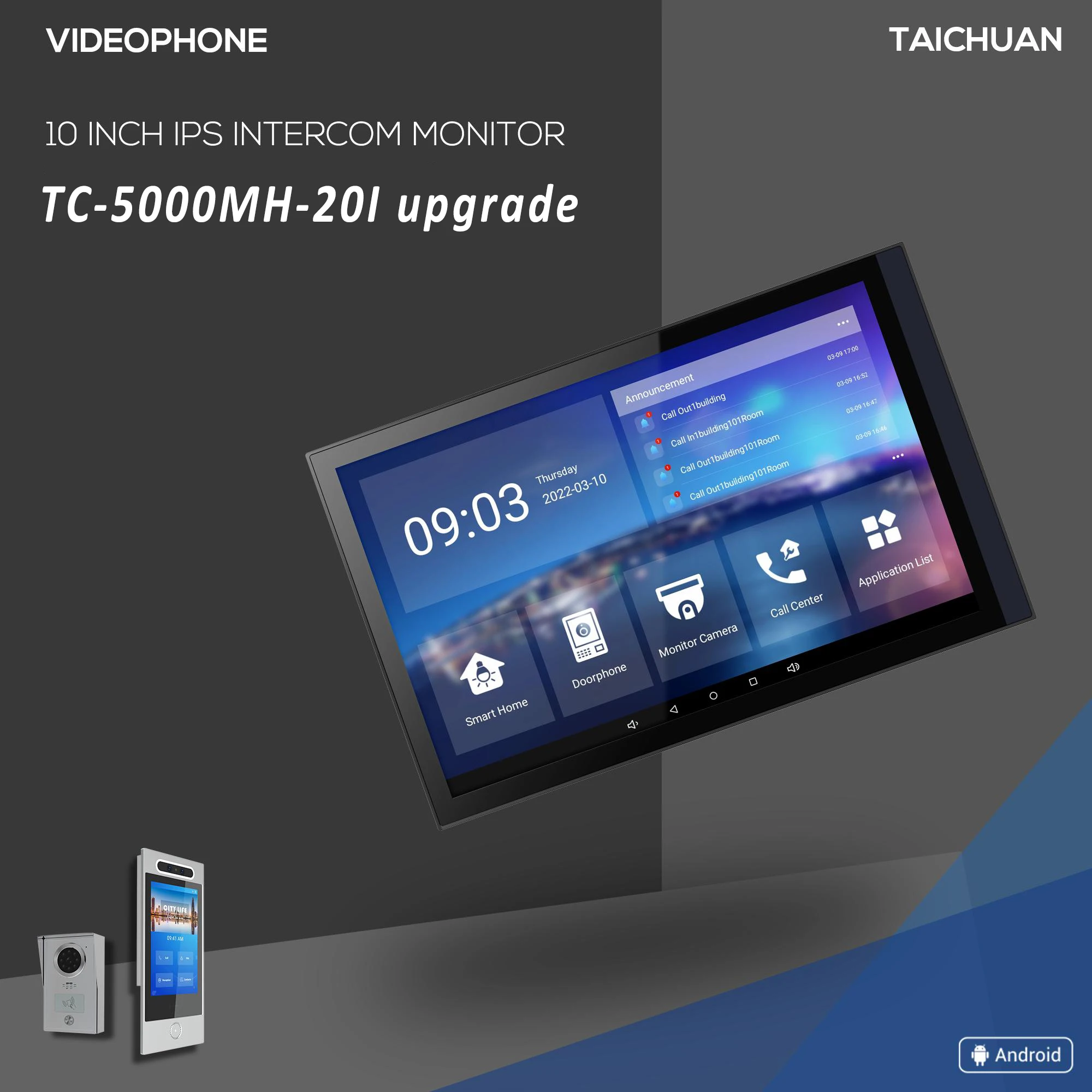 Modern Home Automation Smart Intercom KIT TUYA Apartment APP Remote Video Intercom System