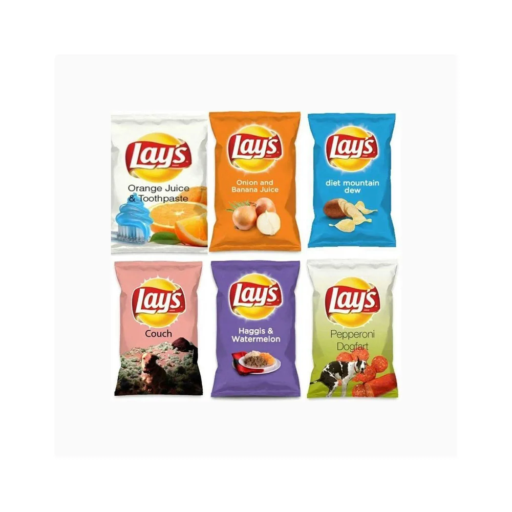 Lays Potato Chips Bag Potato Chips Snack Packing Bag Bag Packaging