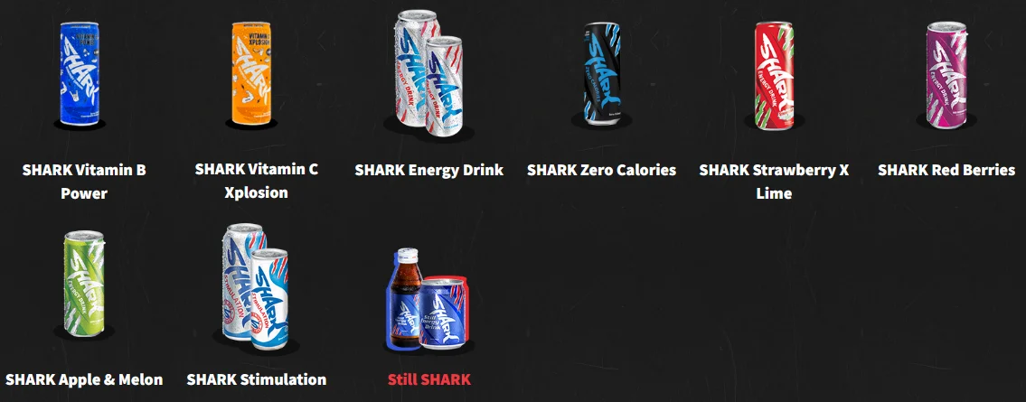 Original Premium 250ML Energy Drinks (SHARK) 24x250ml At Cheap Wholesale Price