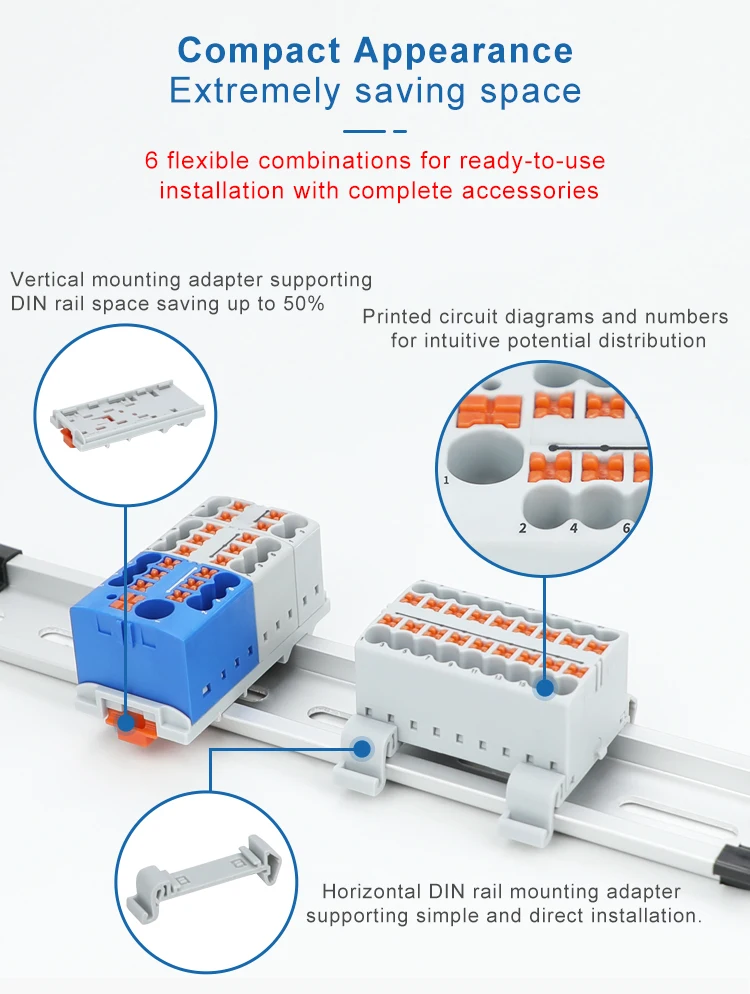 Phoenix DIN Rail Potential DIstribution Block Power Block