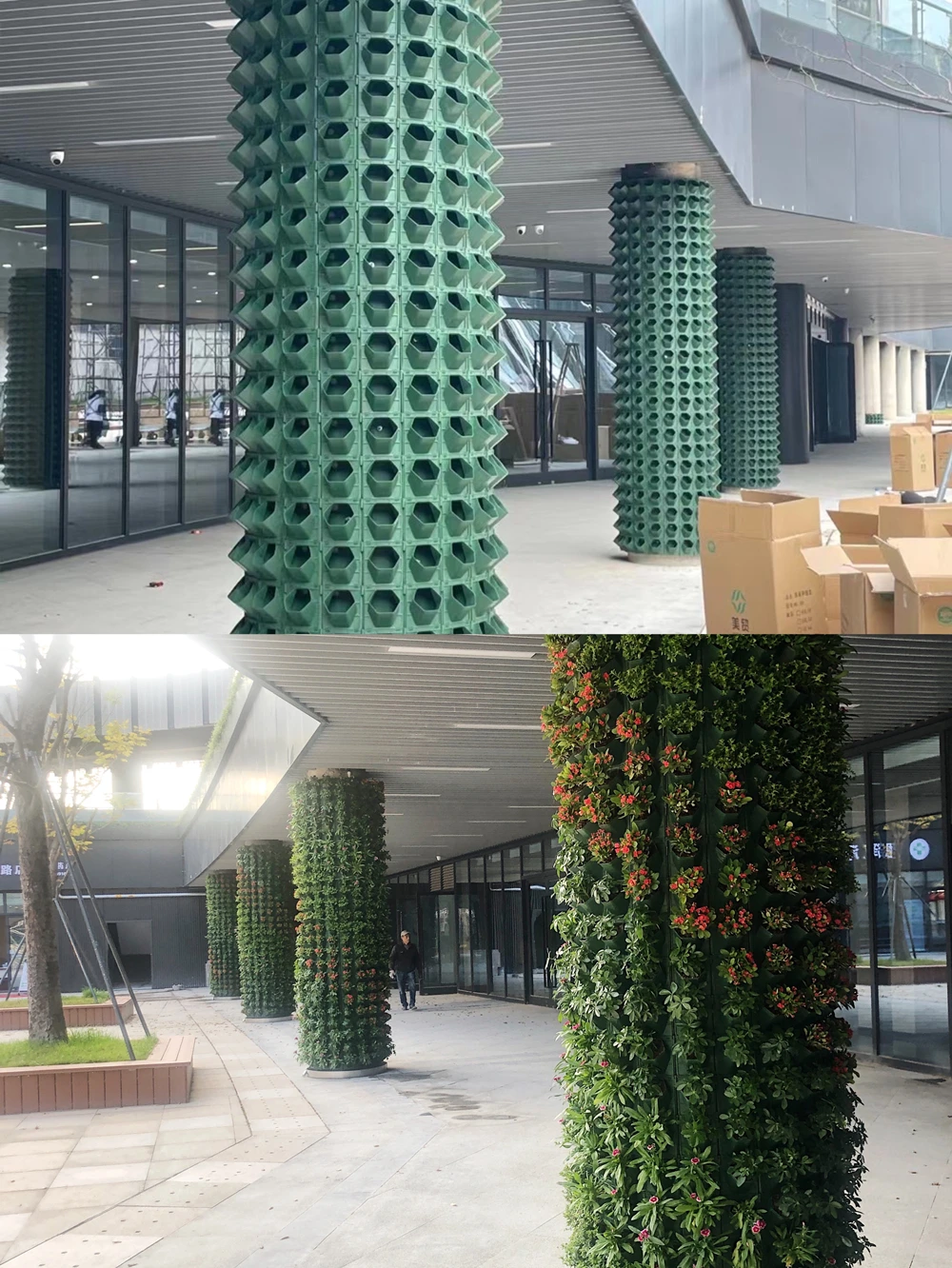 Bestselling Cylindrical Vertical Green Wall Hanging Multilayer Plant