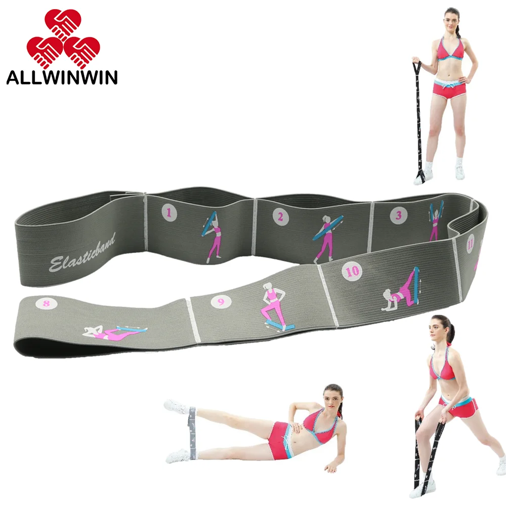 Эластичная лента ALLWINWIN RSB01-иллюстрация с несколькими петлями для йоги