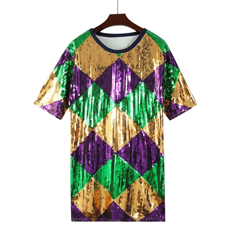 Mardi Gras Sequin Splash Party Cocktail Ball Party Masquerade Parade Dress|  Alibaba.com