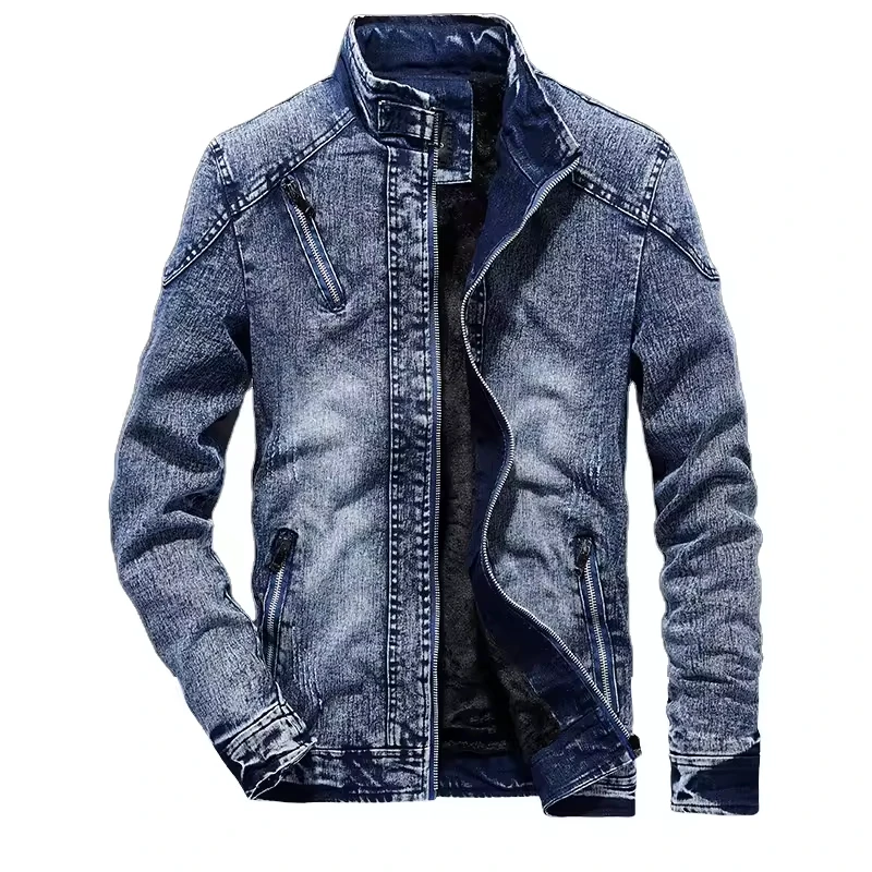 Men's Denim Jackets Full Sleeves Light Color Denim Jeans Made Jackets