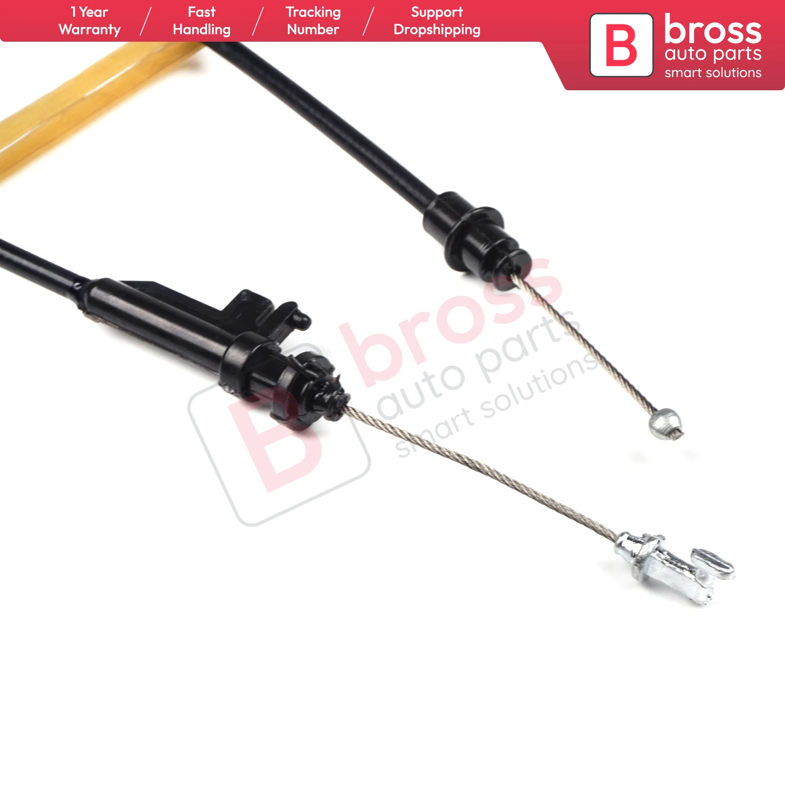 Bross Auto Parts - BDP927 Outer Door Handle Release Lock Latch Bowden Cable  Rear 825029306R for Renault Fluence Megane 3