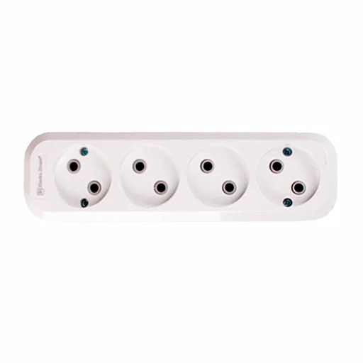 Extension Socket 4 Way Without Grounding Eu Standard Without Cable ...