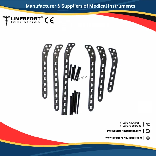 High Quality Orthopedic Titanium Distal Radius Volar Locking Plates 2 to 6 Holes L & R 2.7mm 10 Pcs Set Bone Surgery Instruments