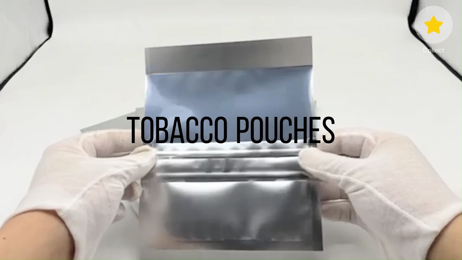 Custom 30g 50g Leaf Per Rolling Hand Tobacco Pouches Cigar Packaging