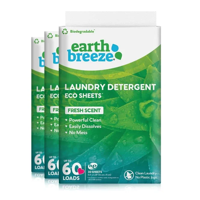 Wholesale Buy Earth Breeze Laundry Detergent Sheets Fragrance Free